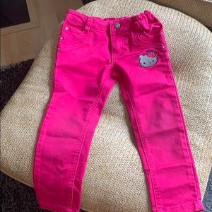Hello Kitty Pink Pants | Size 4